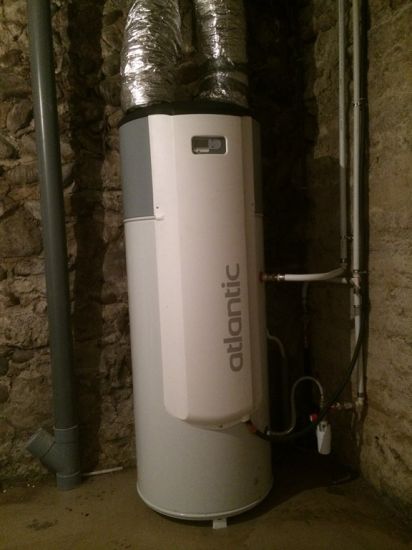 Chauffe-eau thermodynamique Atlantic avec vmc intégrée à Frontonas